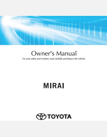 toyota mirai 2021 owners manual lhd& rhd